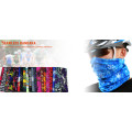 NINGBO LINGSHANG 100% polyester cheap wholesale custom tubular bandana custom made bandana